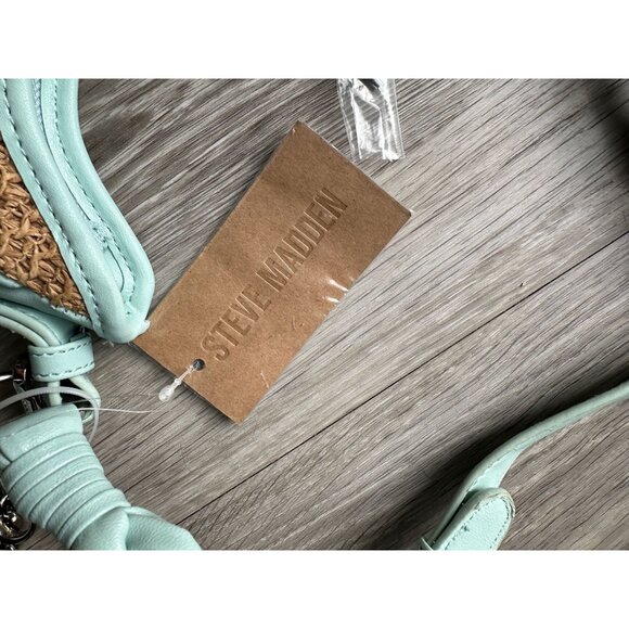 Steve Madden Bdaryll Crossbody / Shoulder bag - Frest Mint  with Round Tag Pouch - Picture 12 of 16